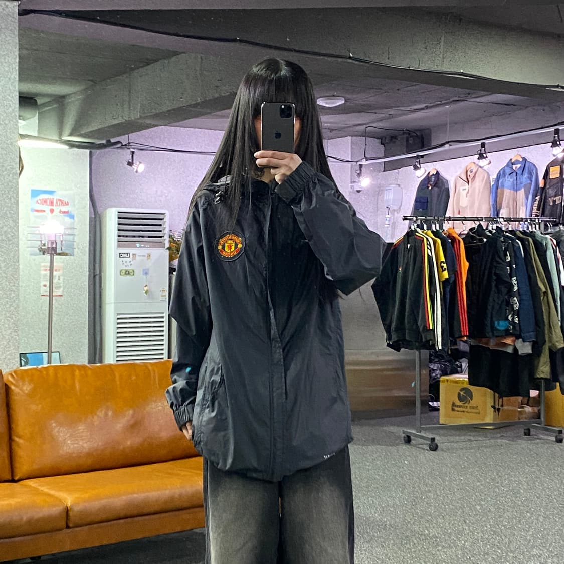 나이키 맨유 스톰핏 레인 후디 바람막이자켓 B4391 상품이미지1