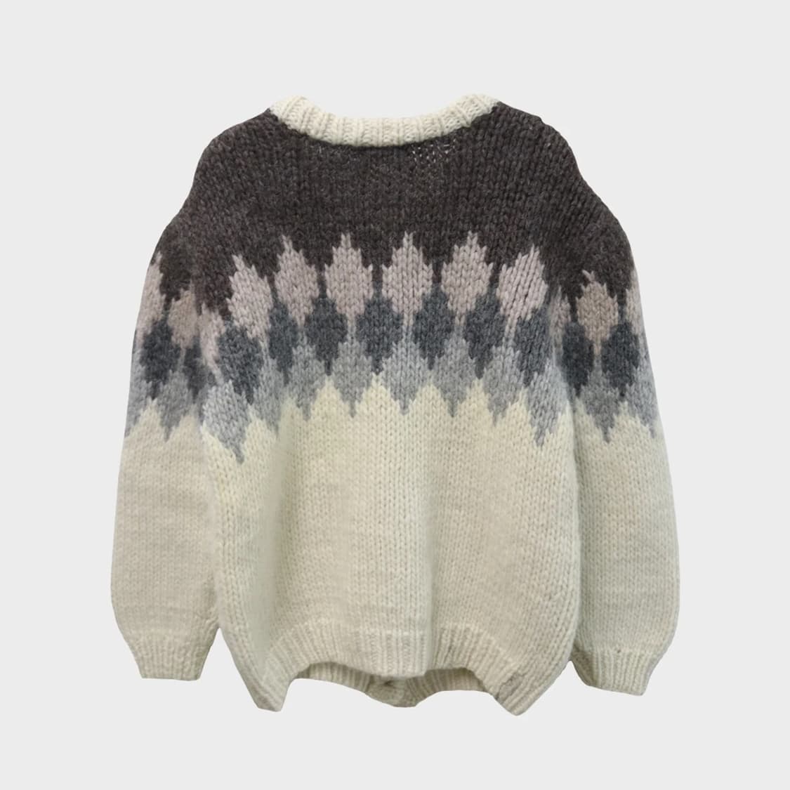 MODA MAGLIA 핸드메이드 폼폼 울 가디건 59347 상품이미지2