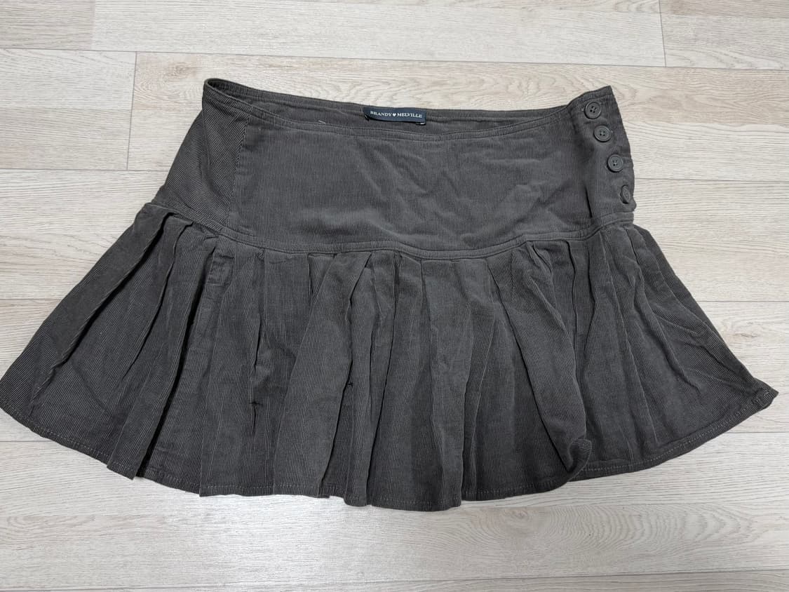 브랜디멜빌 코듀로이 스커트 Dark brown 상품이미지1