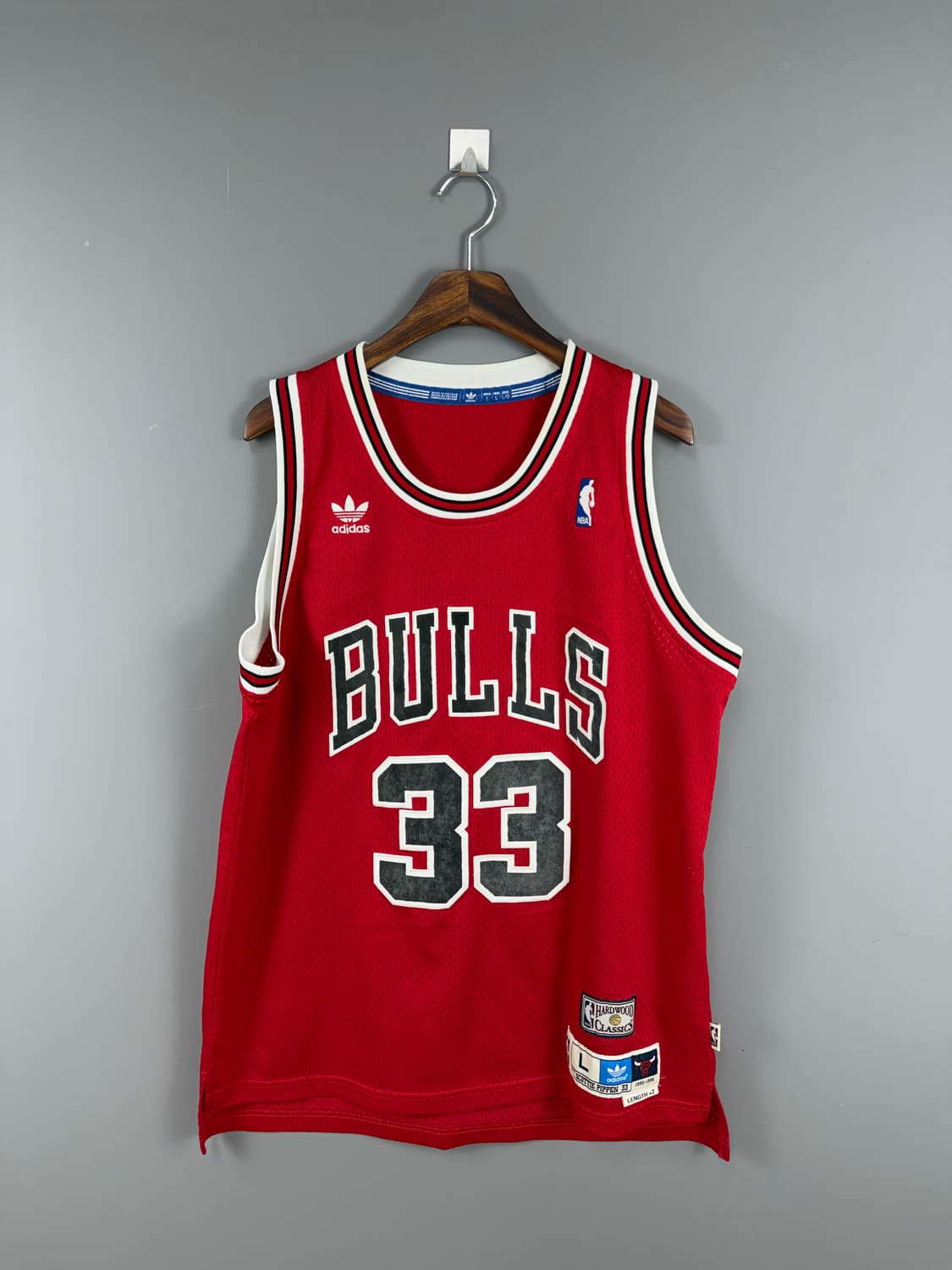 아디다스 NBA 농구 나시 유니폼 레드 E158 상품이미지2