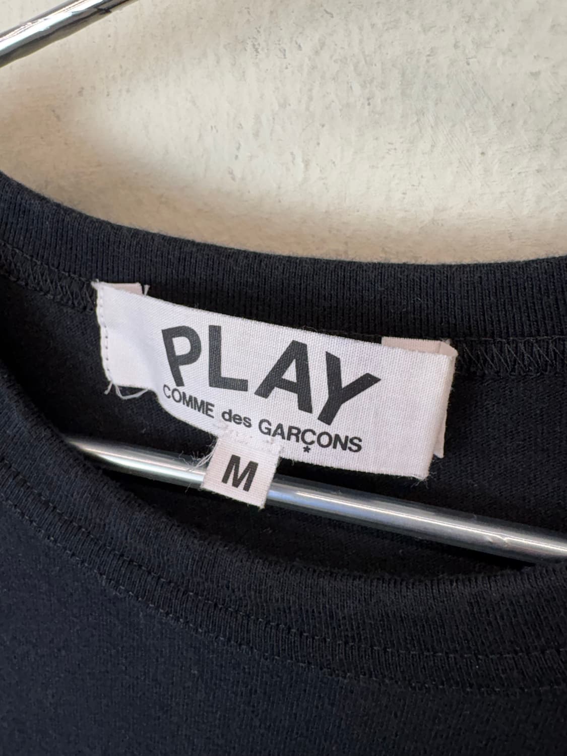 꼼데가르송 플레이 하트와펜 긴팔티 블랙 상품이미지6