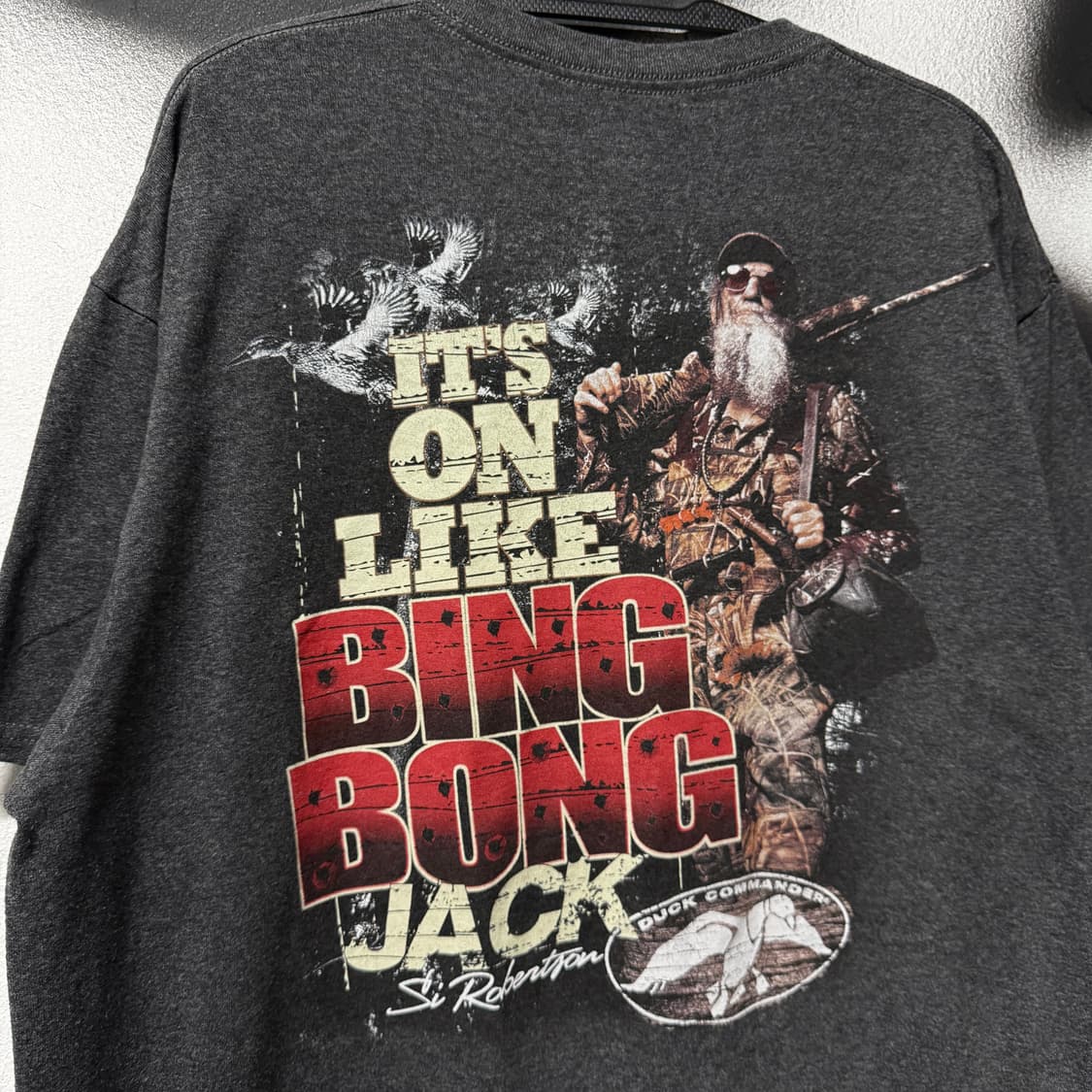 VTG 빈티지 USA 덕 커맨더 빅 프린팅 반팔 티셔츠 상품이미지4