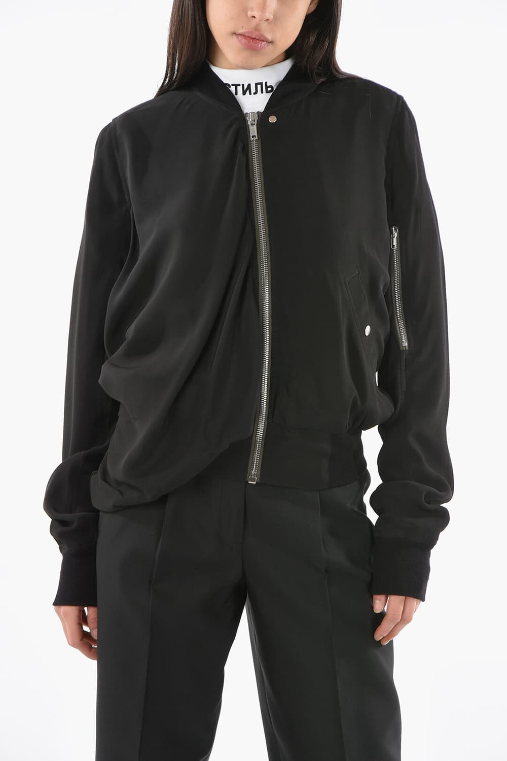 릭오웬스 드레이프 봄버 자켓 상품이미지5