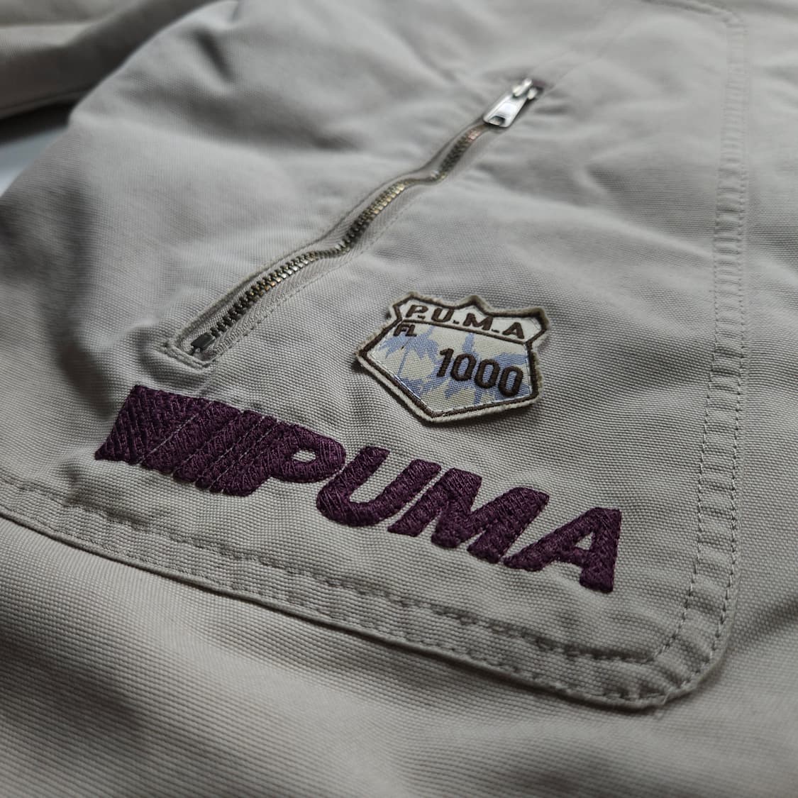 00s 푸마 올드스쿨 박시핏 워크 자켓 (XL) 상품이미지3