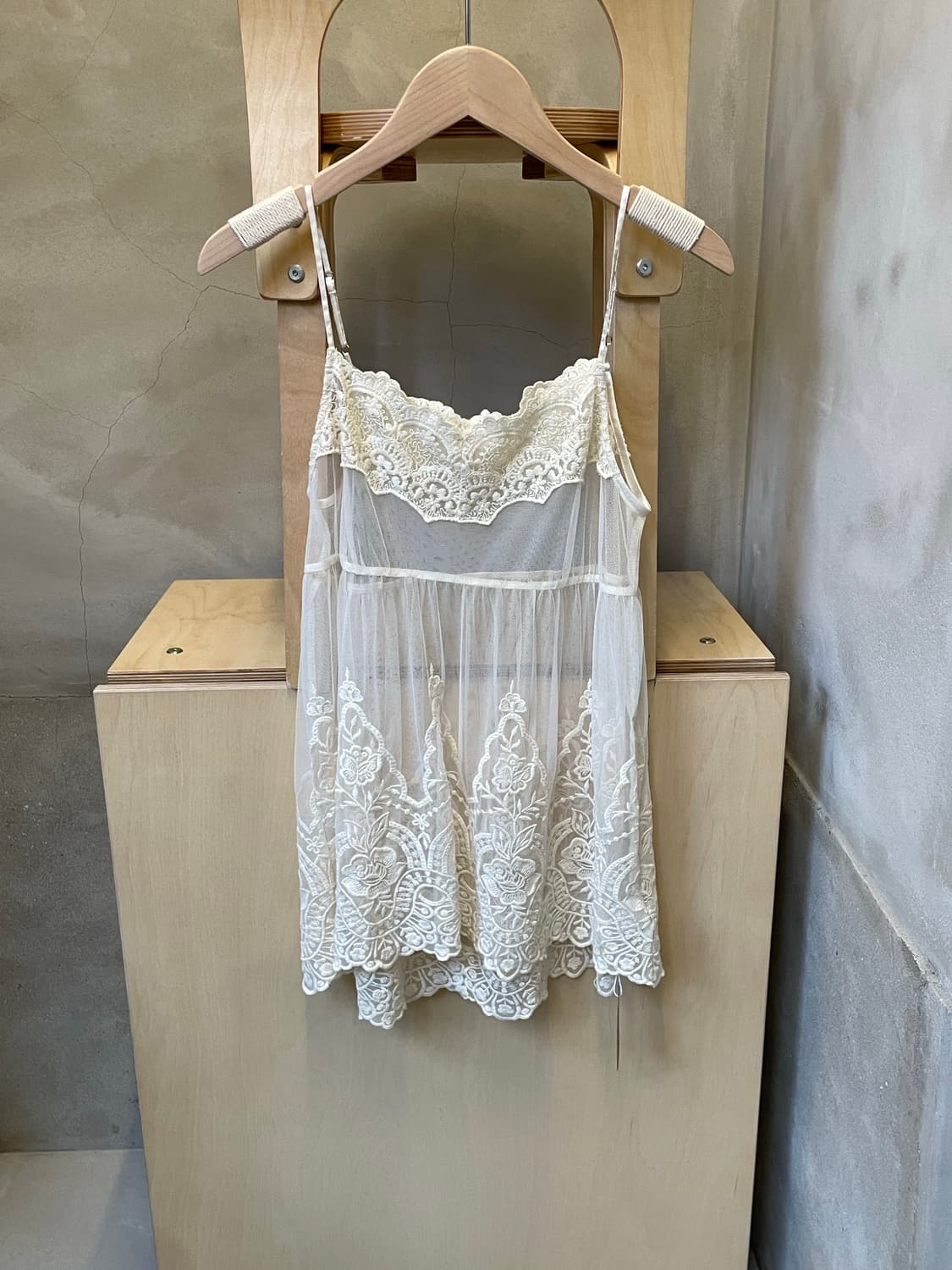 레이 빔즈 레이스 니트 상품이미지3