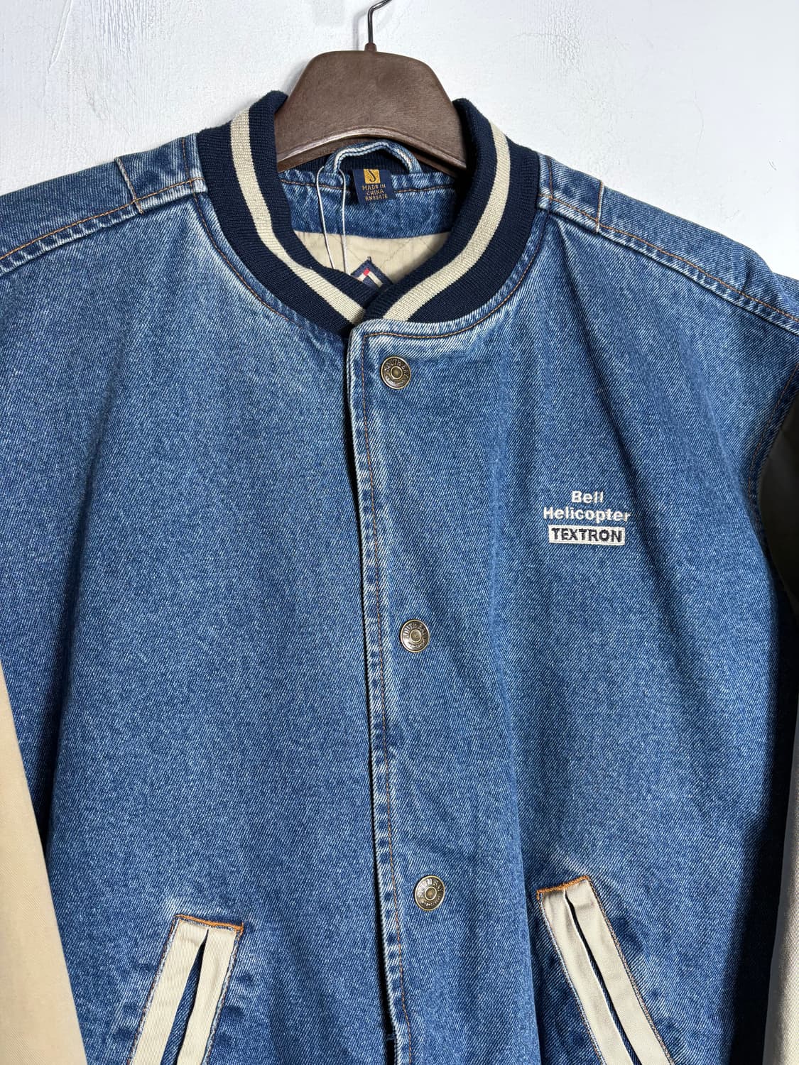 South bay 데님 바시티 점퍼 상품이미지3