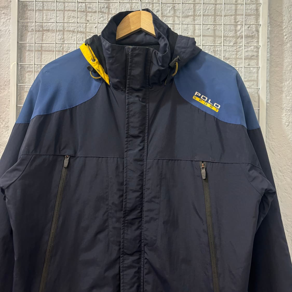 90s 폴로 스포츠 올드스쿨 빈티지 바람막이 자켓 L 상품이미지3