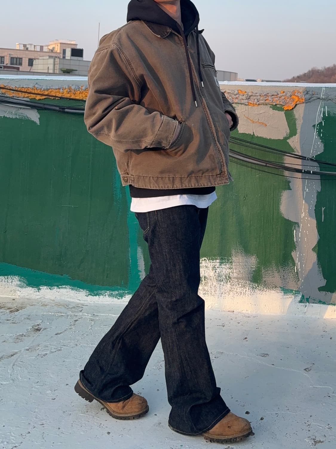 칼하트 디트로이트 자켓 J43 cht (size: XL) 상품이미지10