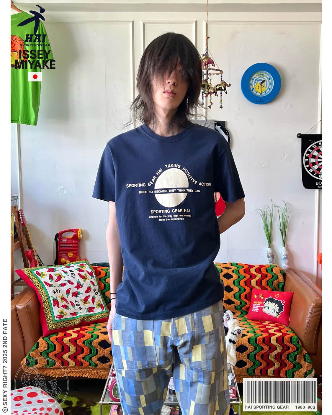 1980-90s Issey Miyake HAI 1/2 T-Shirt 상품이미지1