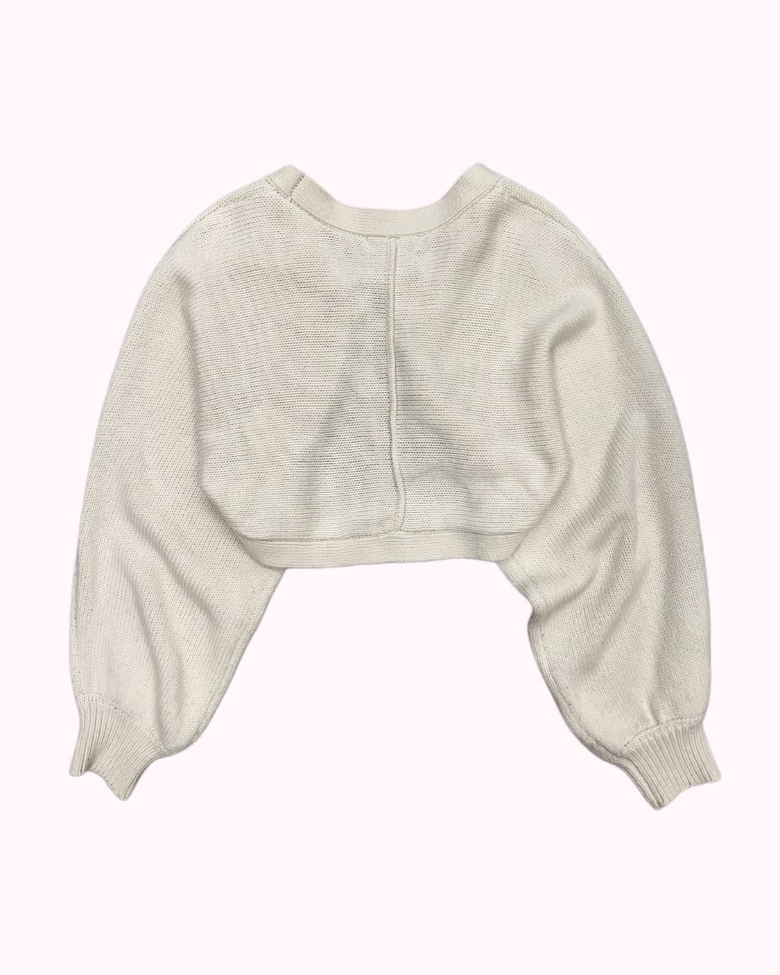 string ribbon crop cardigan 상품이미지4