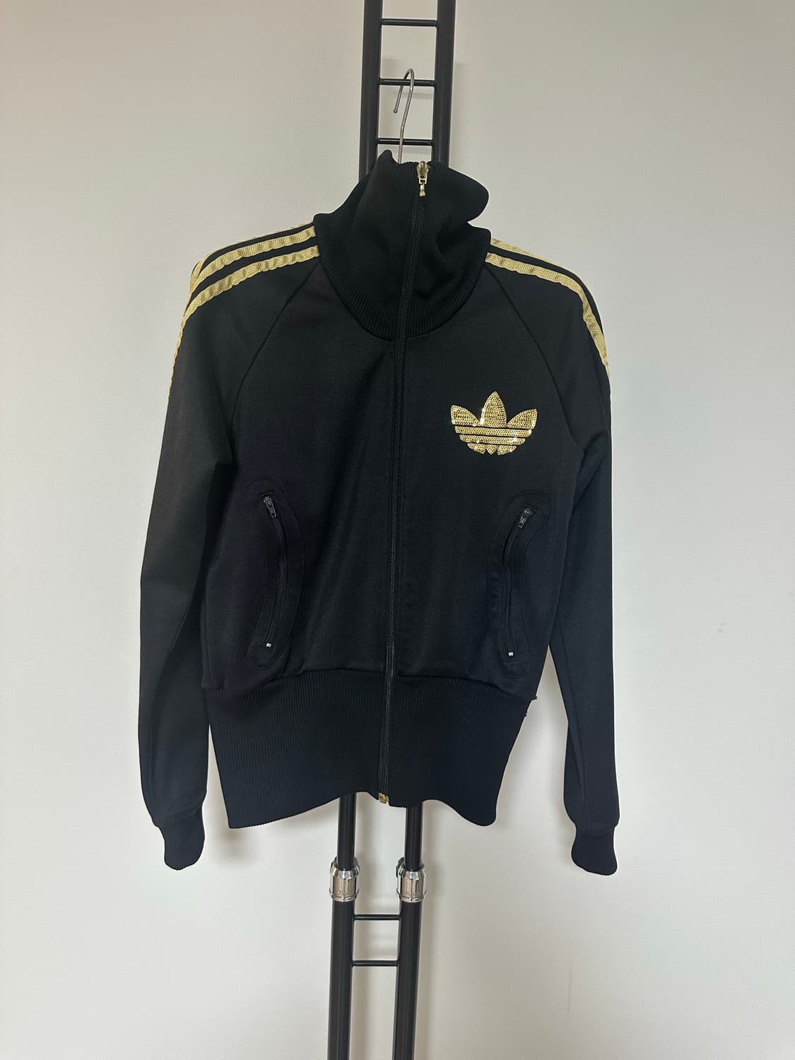 아디다스   파이어버드 스팽글   져지집업-90사이즈 상품이미지2