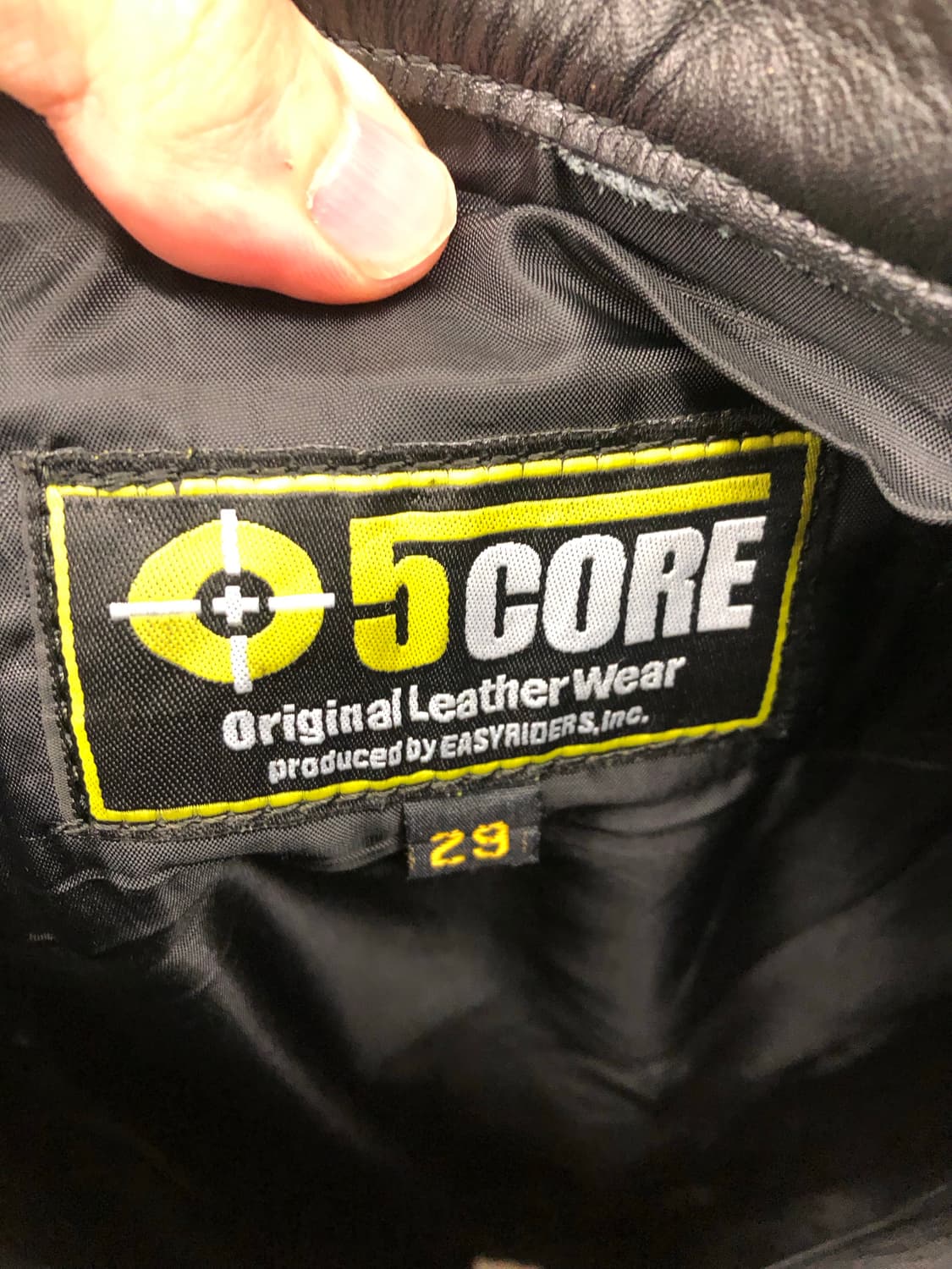 5core 레더 부츠컷 팬츠 상품이미지3