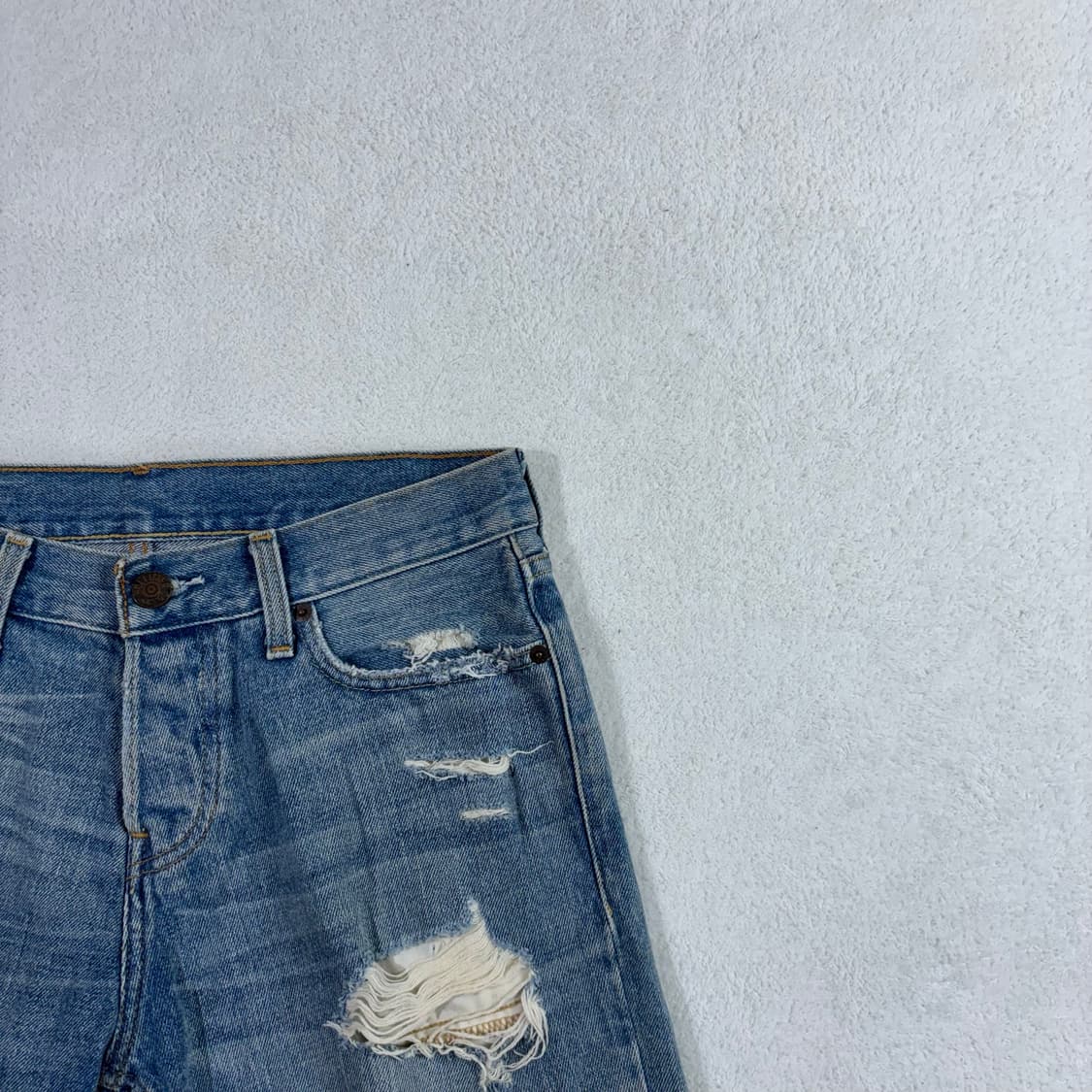 홀리스터 디스트로이드 데님 하프 팬츠 상품이미지1