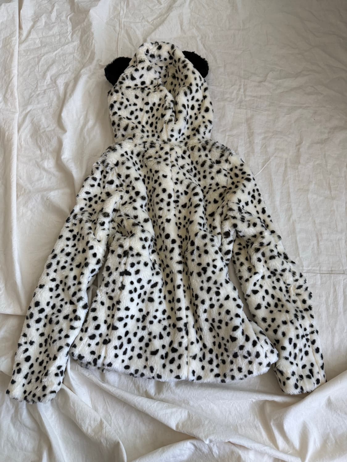 호피갸루 레오파드 나나 펑크 퍼 자켓 상품이미지6