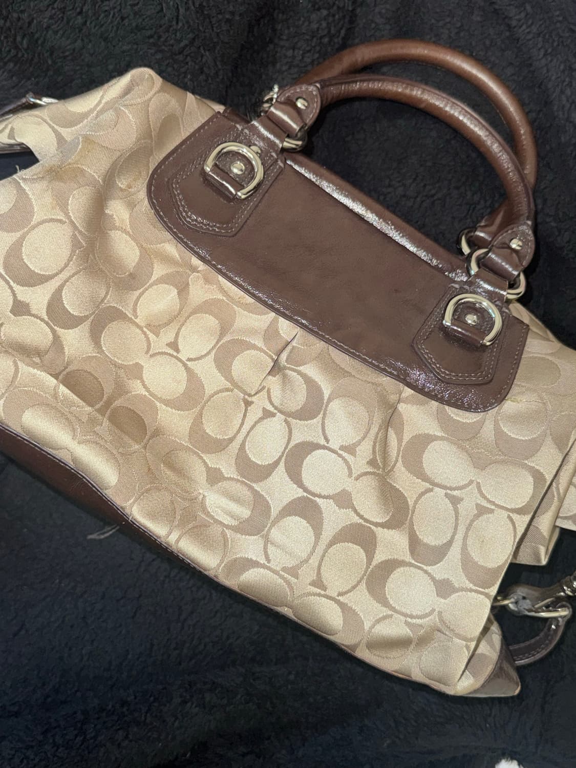 00s coach Y2K 코치 시그니처 숄더백 겸용 크로스백 빈티지 상품이미지2