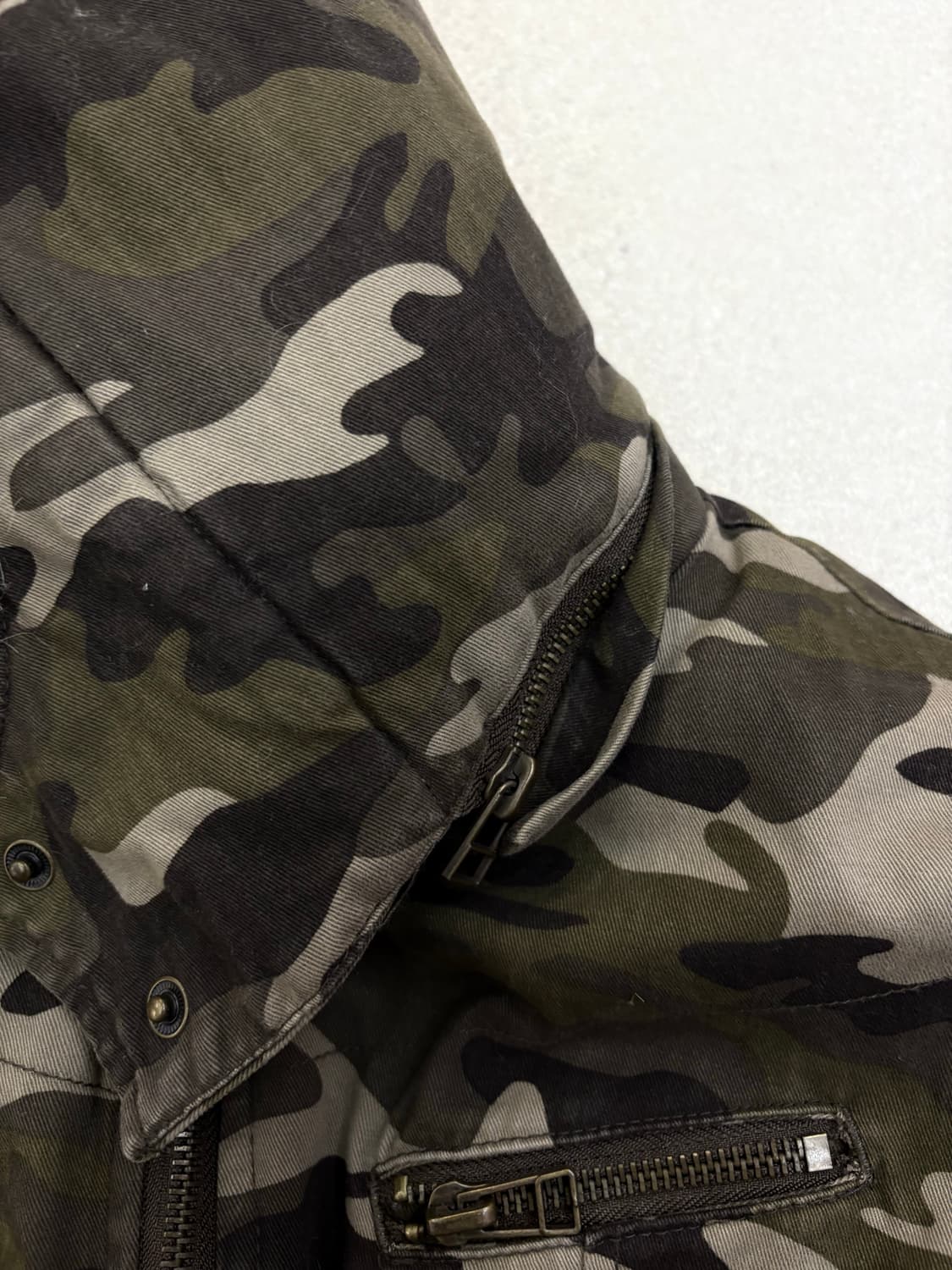 밀리터리 누빔 퍼 패딩 상품이미지5