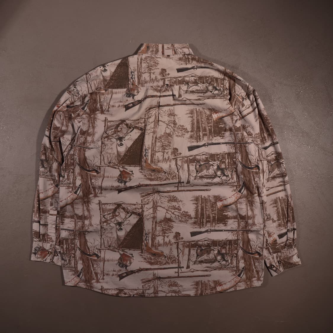 빈티지 USA 패턴 헌팅셔츠 상품이미지5
