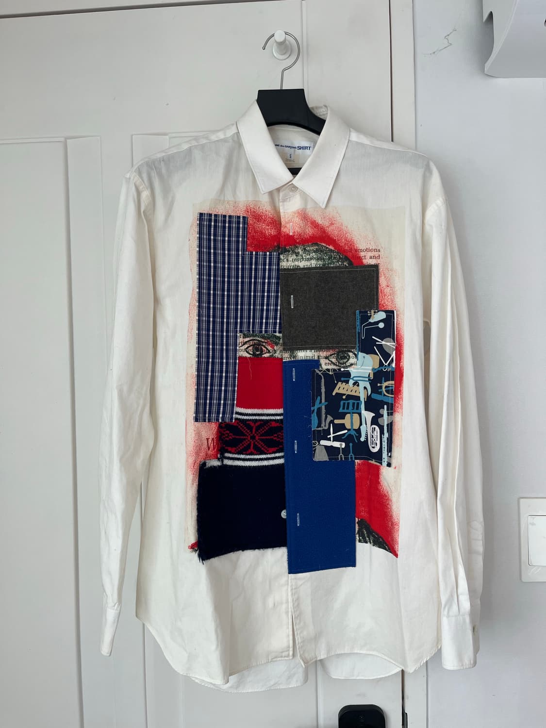 꼼데가르송 셔츠 화이트 S 상품이미지1