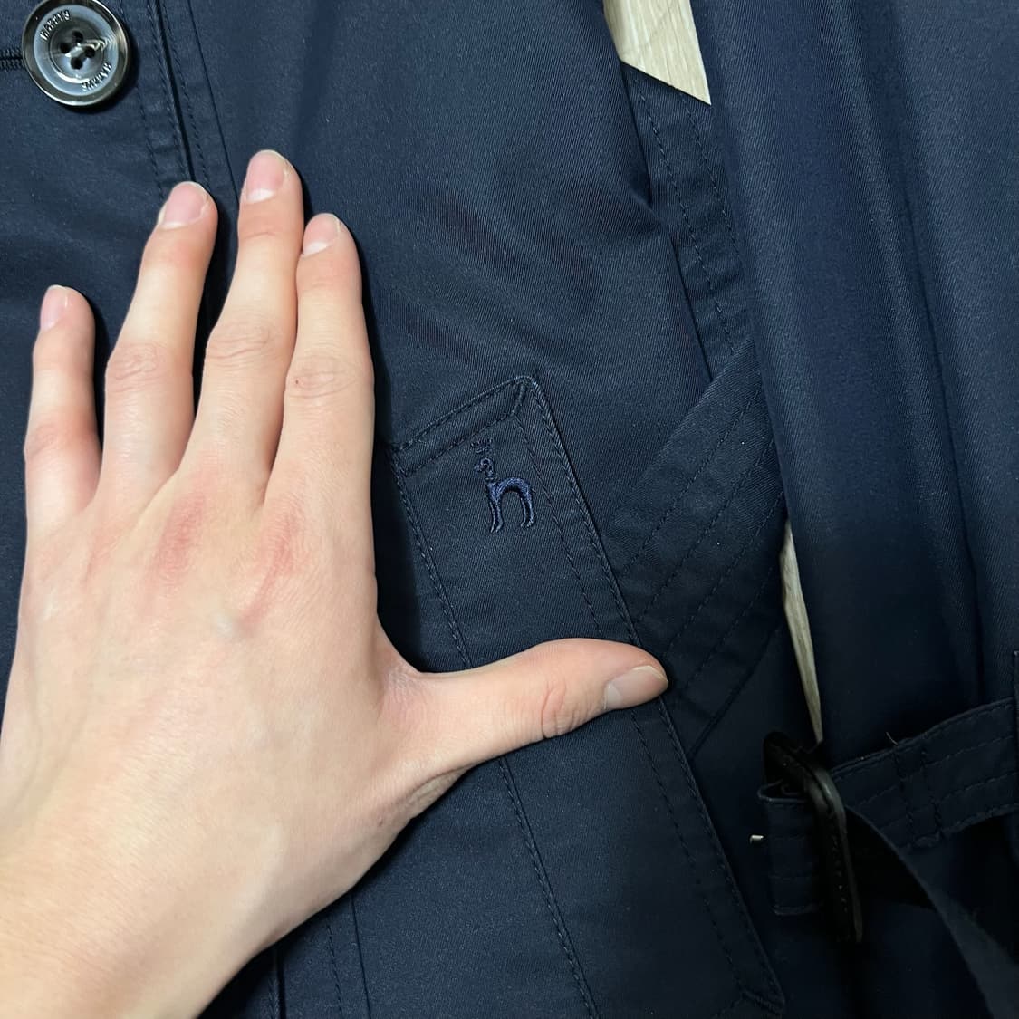 헤지스 여성 클래식 더플 트렌치코트 85-160  상품이미지4