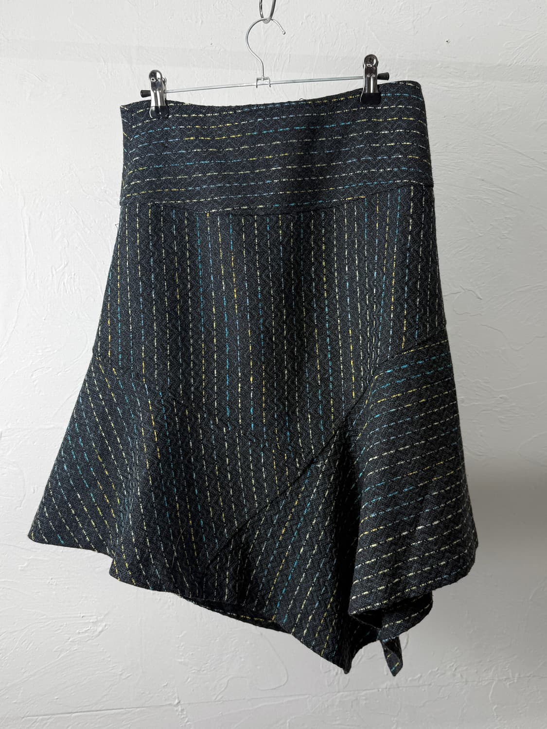 JPN 언발란스 절개 랩 스커트 상품이미지6