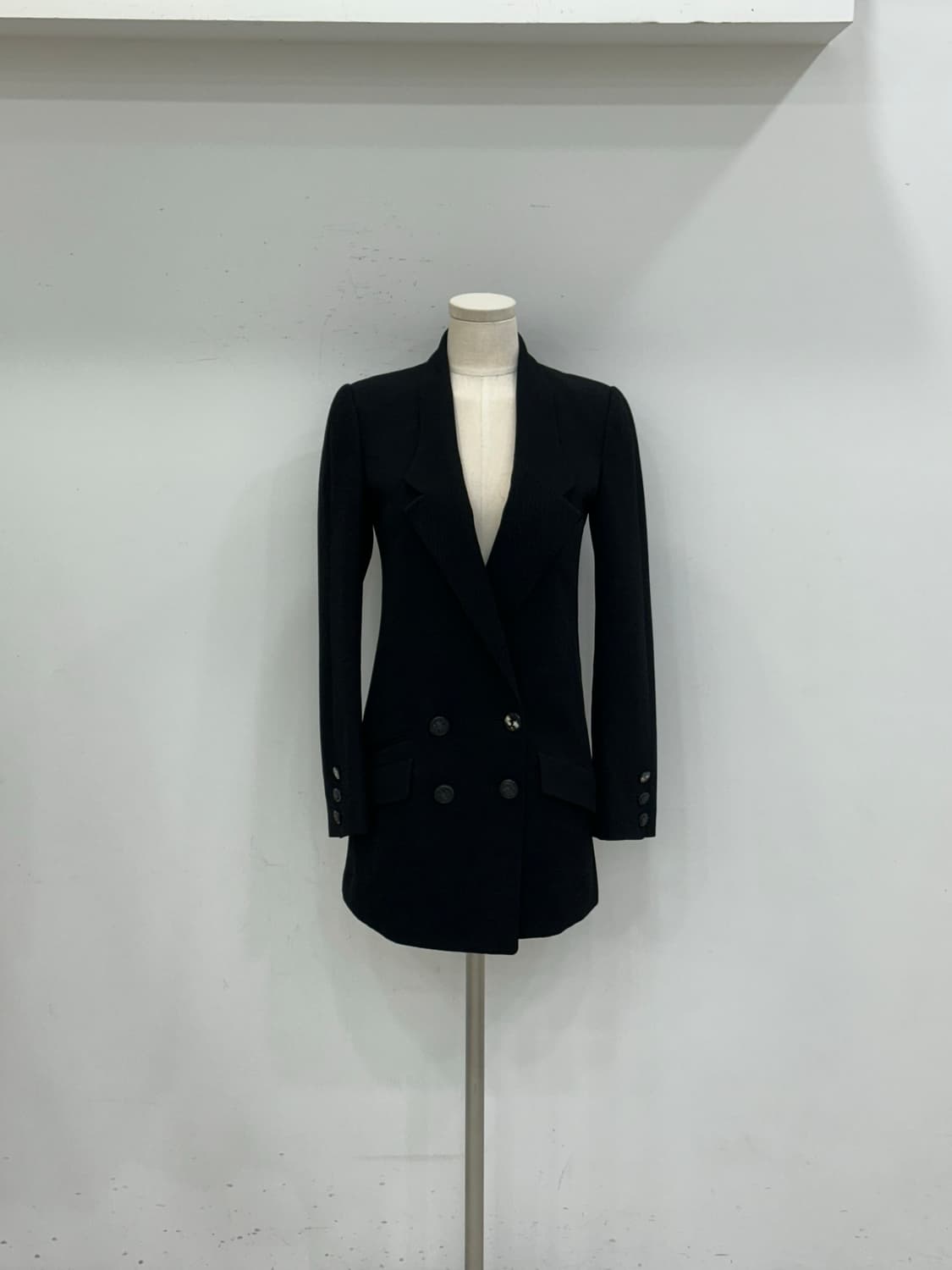 시스템 블랙 더블자켓 상품이미지1