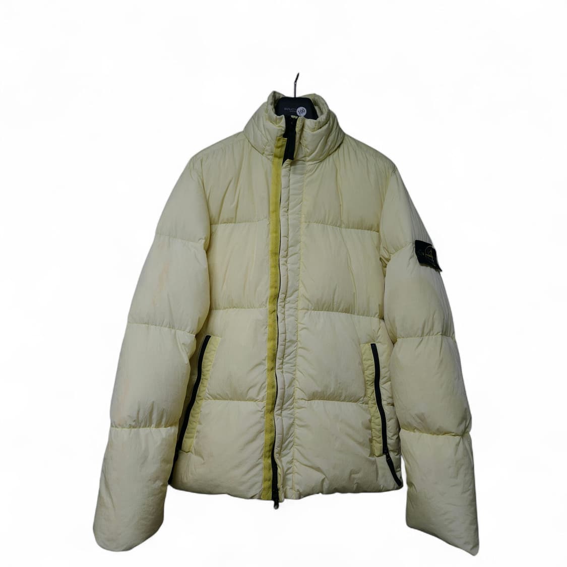 스톤아일랜드 17FW 크링클랩스 패딩 논후드 옐로우 L 상품이미지2