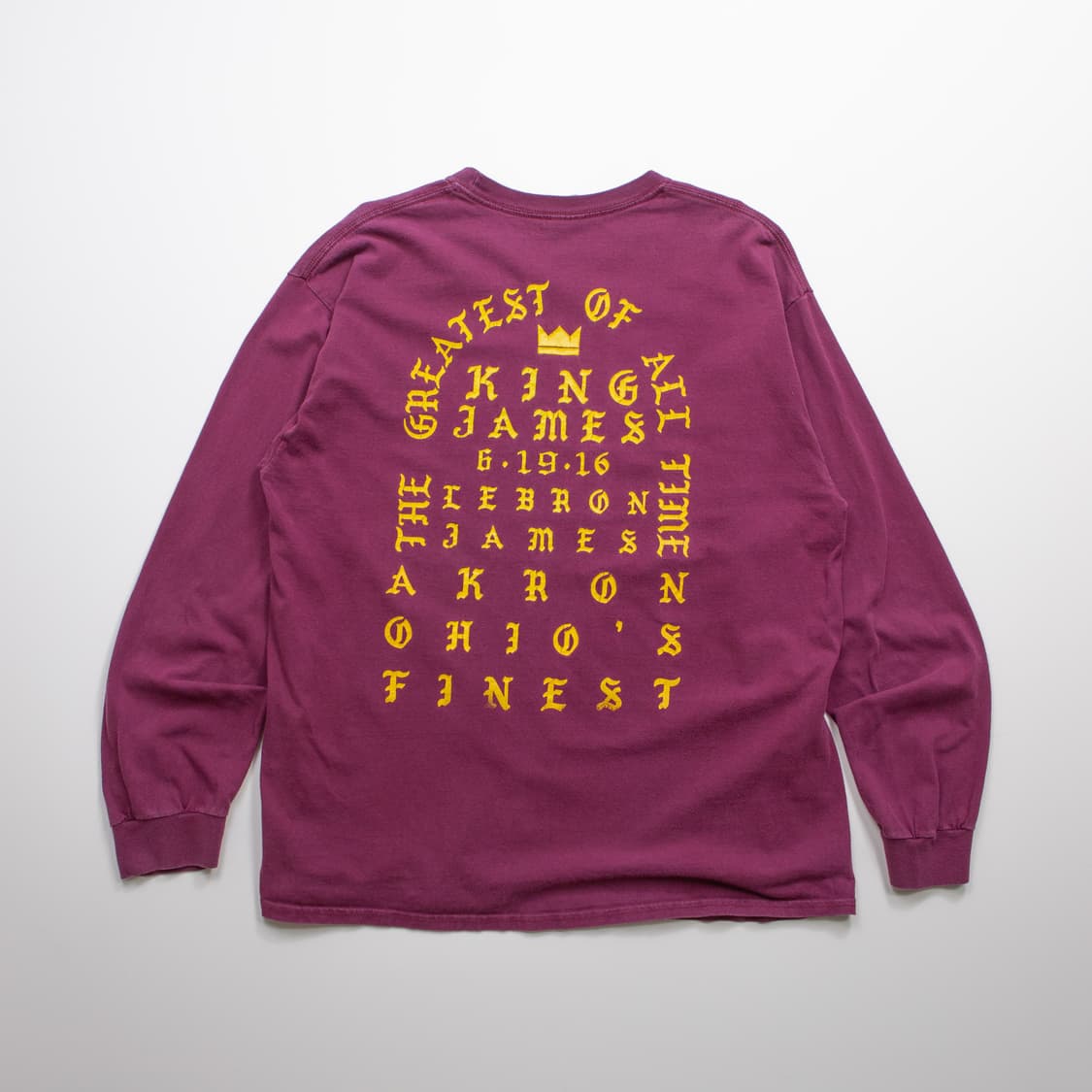 2016 칸예 웨스트 Life of Pablo 롱슬리브 티셔츠 상품이미지1