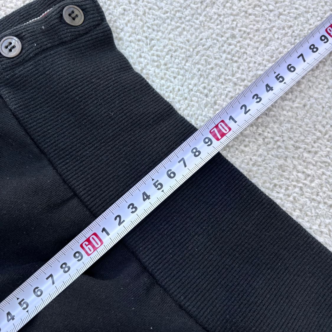 실측확인 빈티지 스트라이프 맨투맨 0326E 상품이미지5