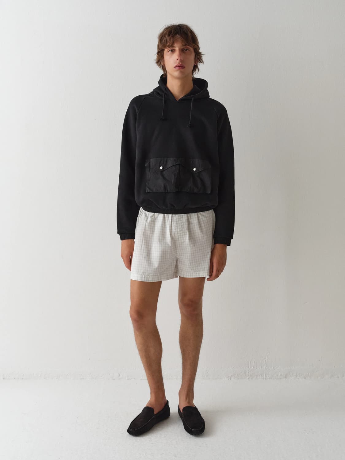 (L,XL) 기마구아스 Kenny 포켓 후드 블랙 상품이미지5