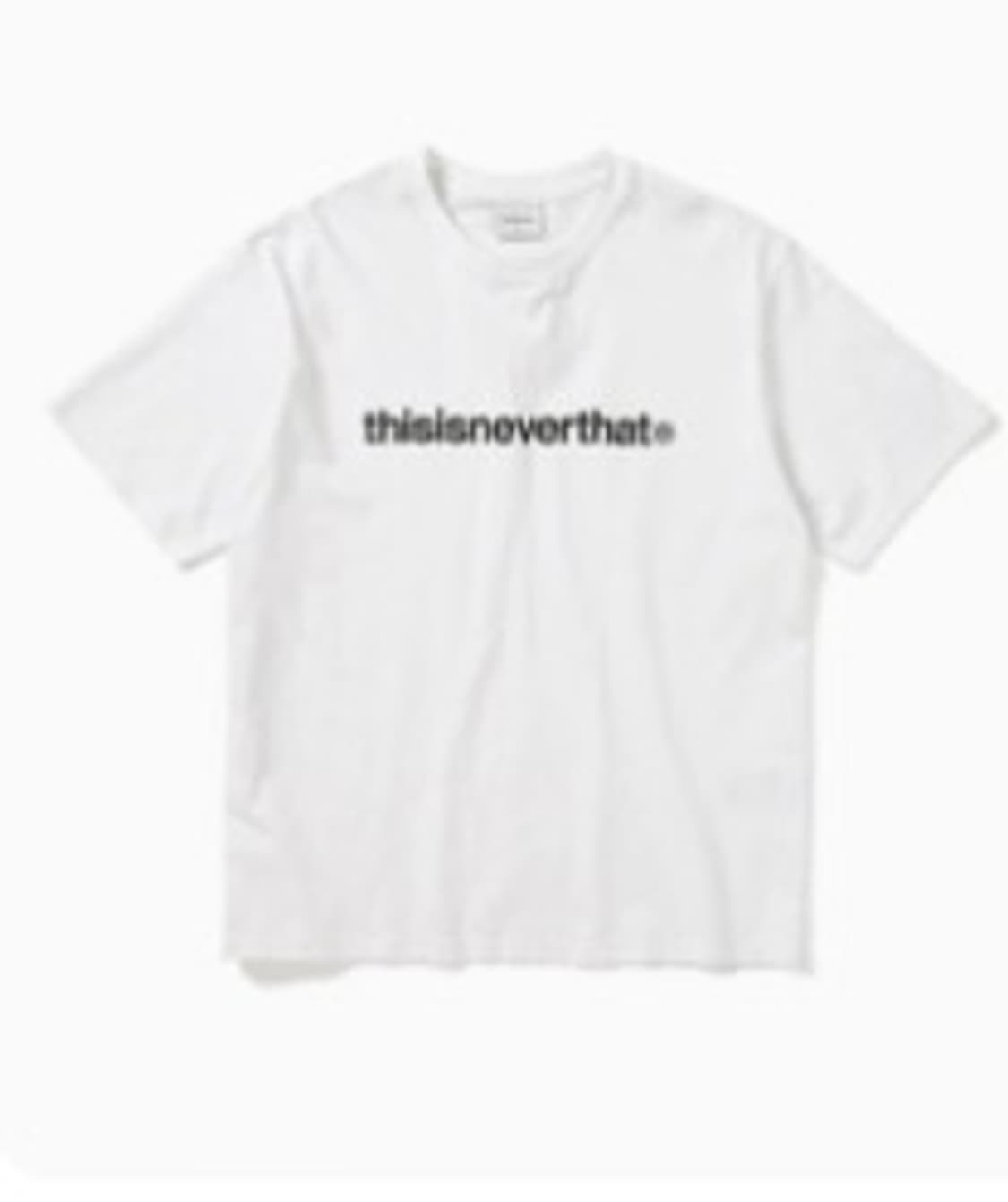 디스이즈네버댓 T-로고 티 티셔츠 화이트 상품이미지1