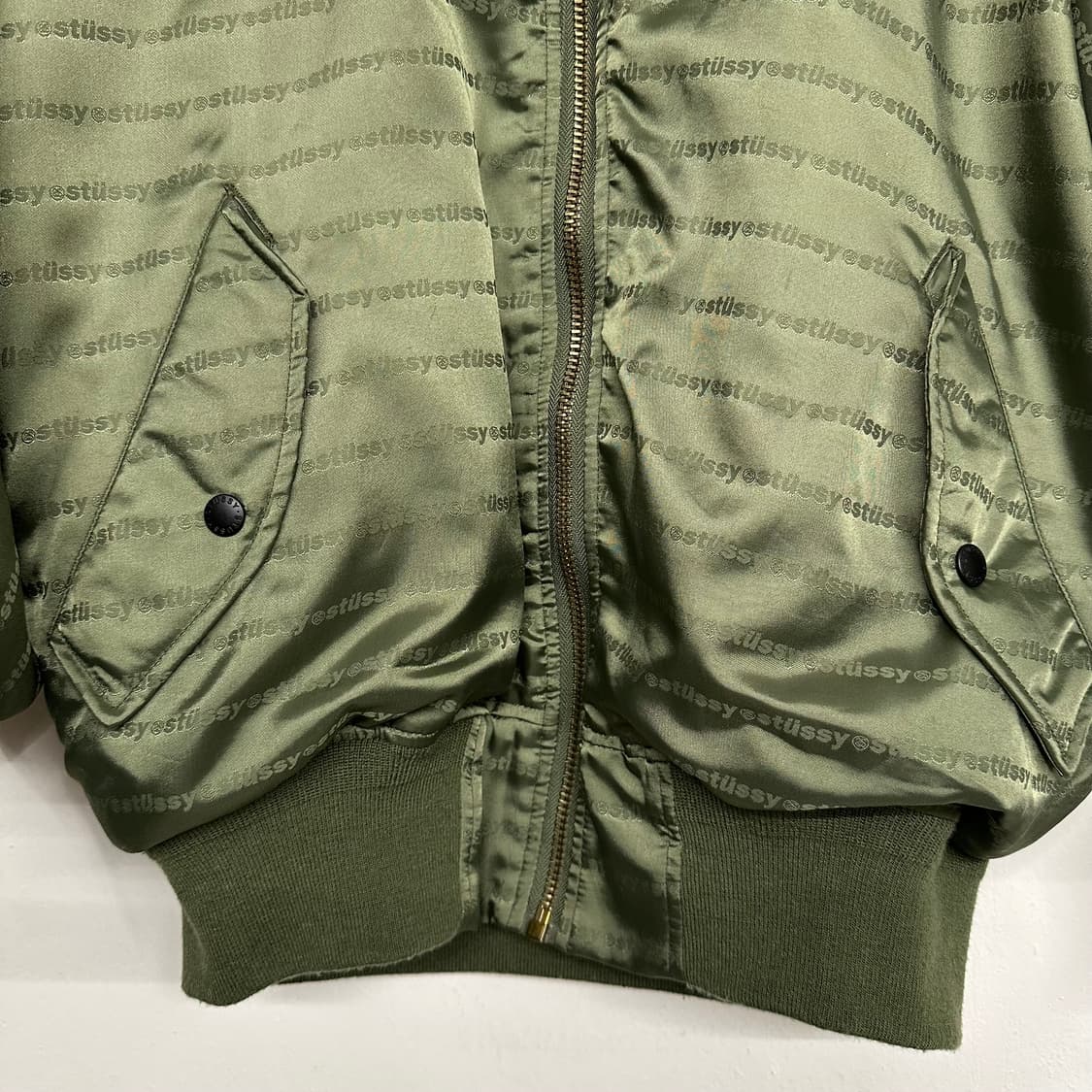 스투시 리버서블 MA-1 자켓 상품이미지4