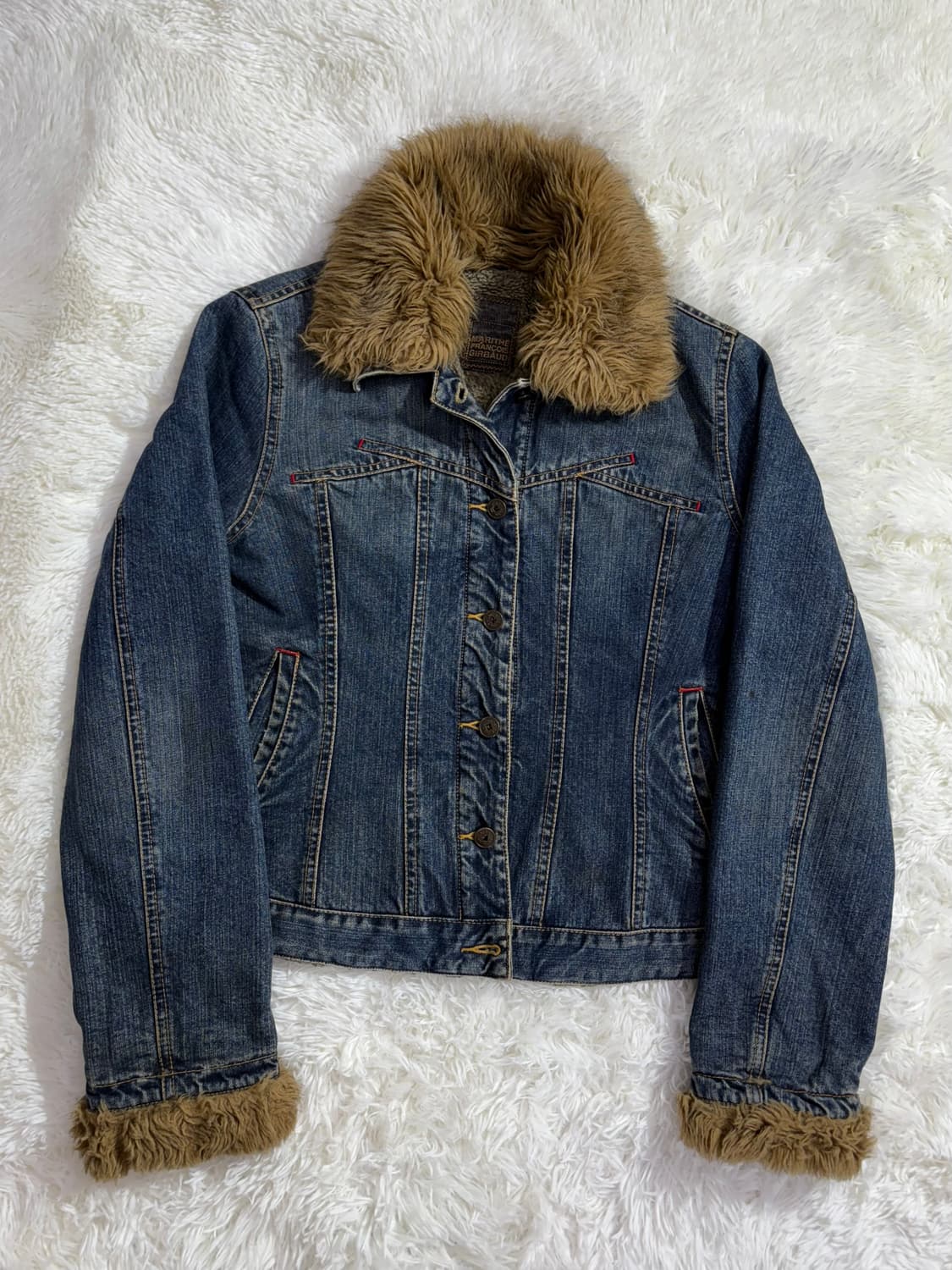 마리떼 프랑소와저버 90‘s 양털 데님 자켓  상품이미지3