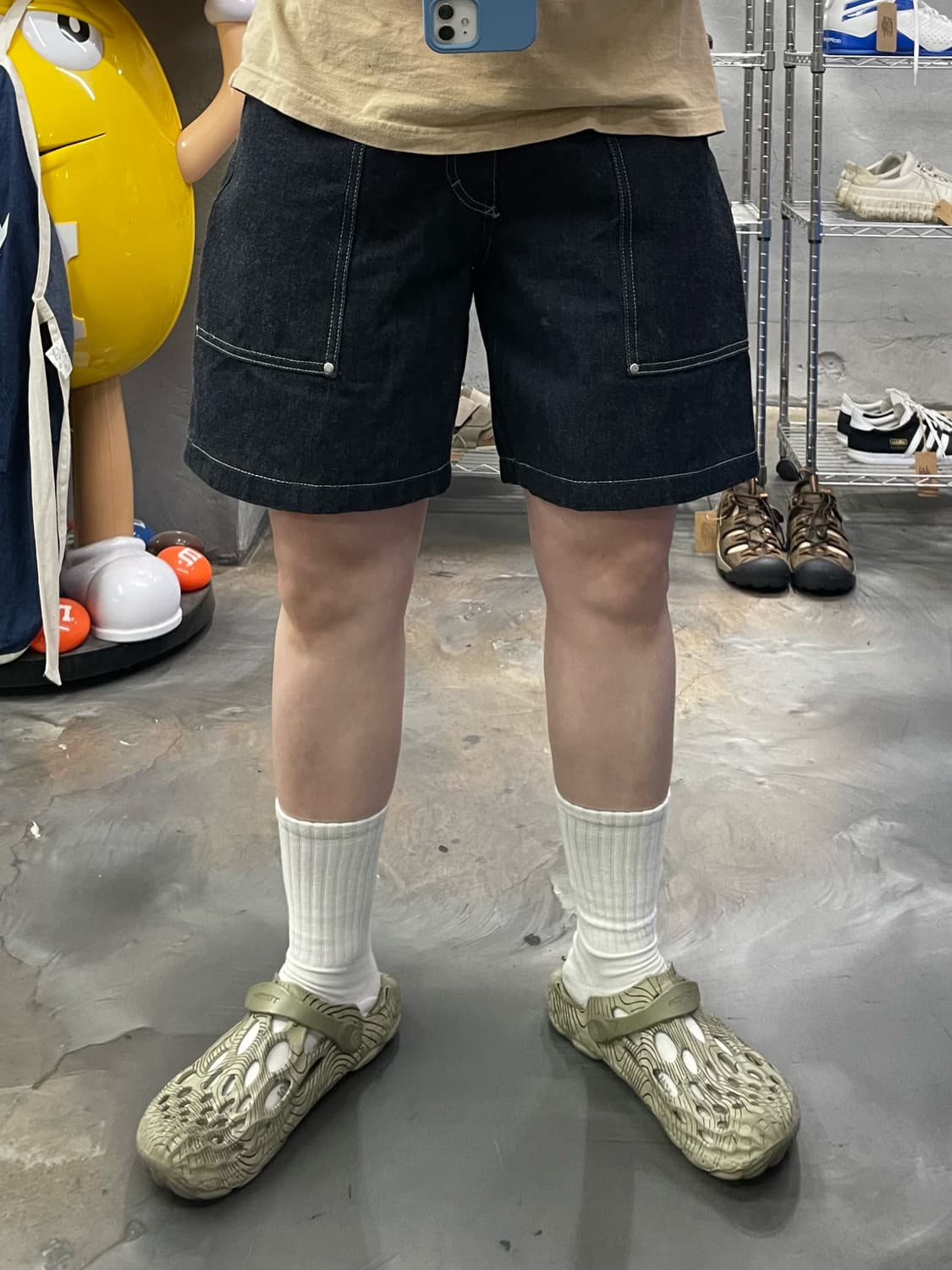 마리떼 프랑소와저버 데님 쇼츠 상품이미지9