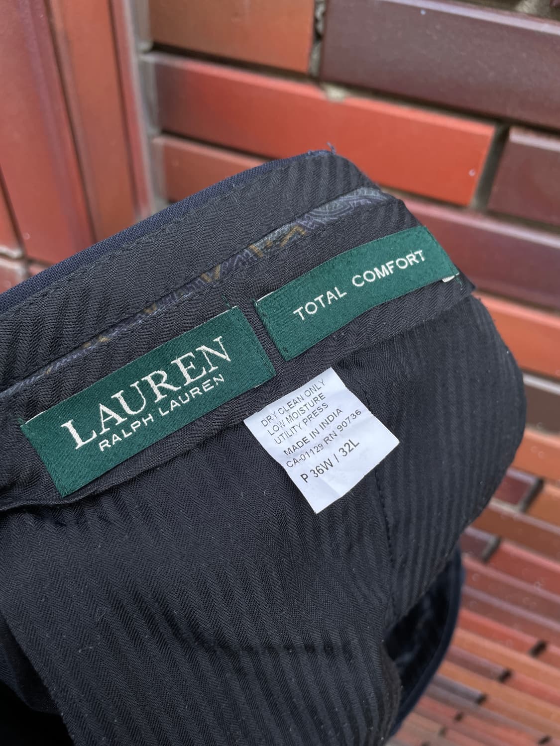 00s Lauren Ralph Lauren Trousers Navy  상품이미지7