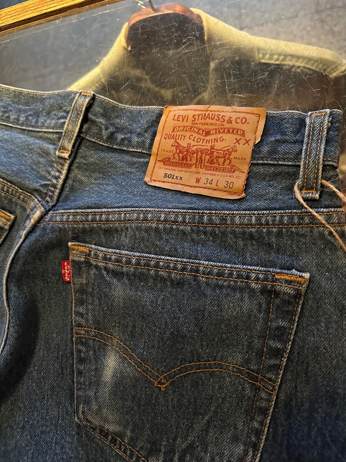 90s USA 빈티지 리바이스 501XX 데님 팬츠 상품이미지5