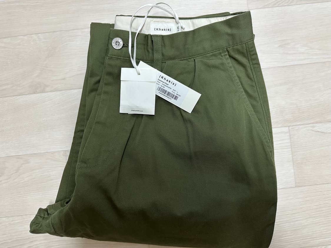 Khakis 카키스 common pant olive L 사이즈 상품이미지3