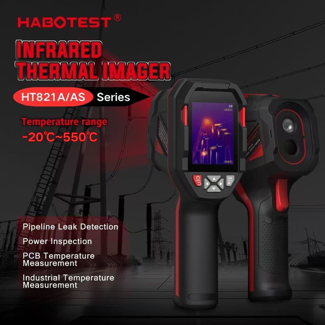 충전식 열화상 카메라 방수 방진 산업용 상품이미지4
