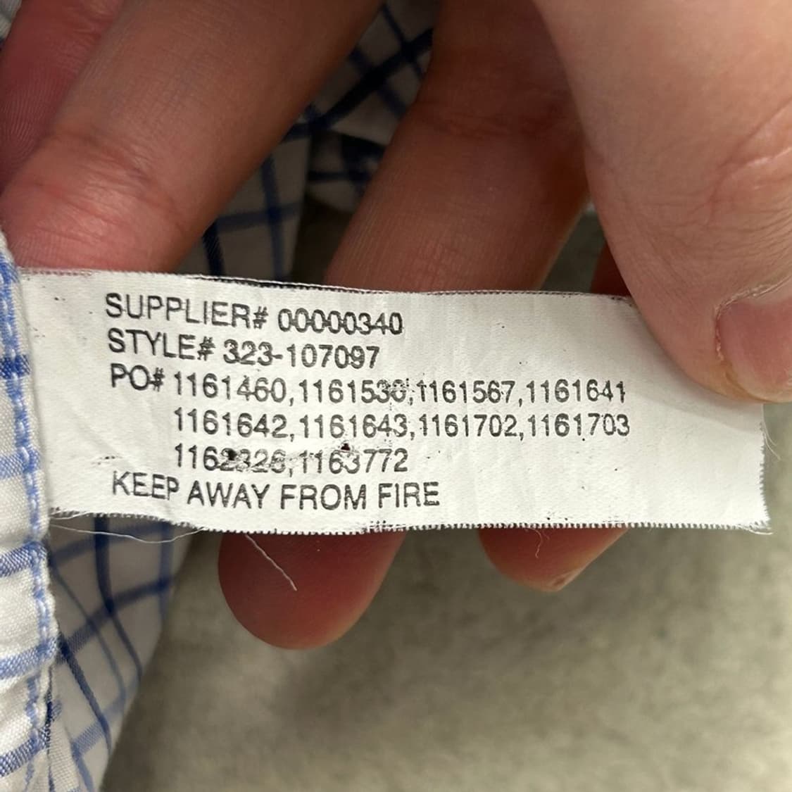 폴로랄프로렌 클래식 체크 셔츠 M (10-12) 상품이미지9