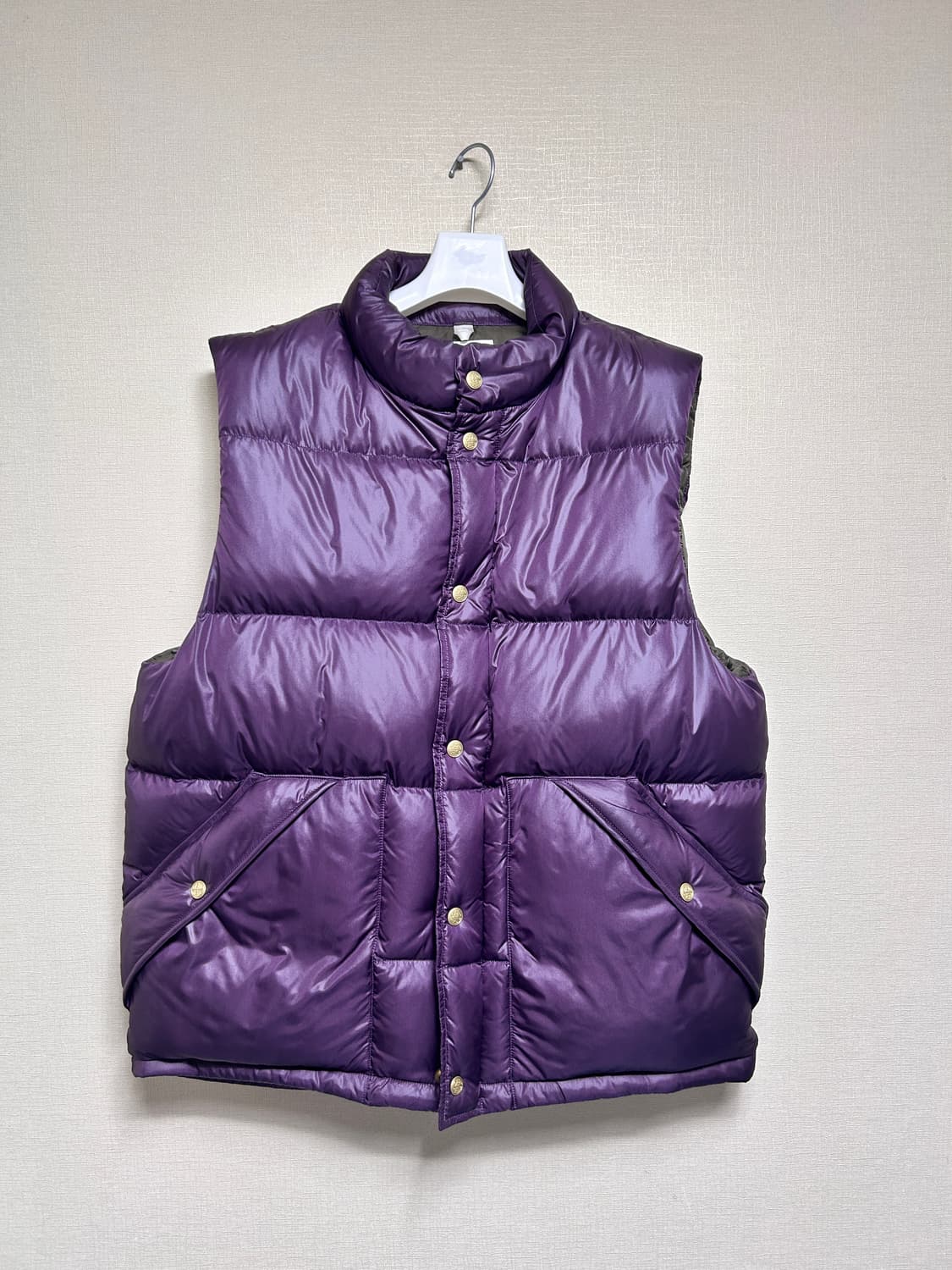 [L] 카키스 스노우필드 다운 베스트 버건디 상품이미지2