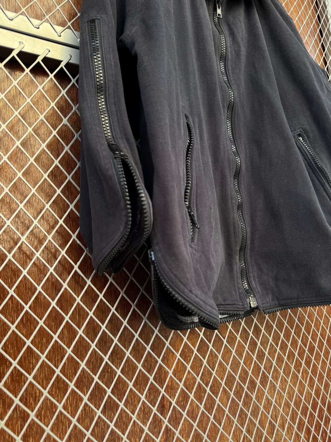 네펜데스 도쿄 빈티지 HOGGS 지퍼 디테일 집업 자켓 M 상품이미지3