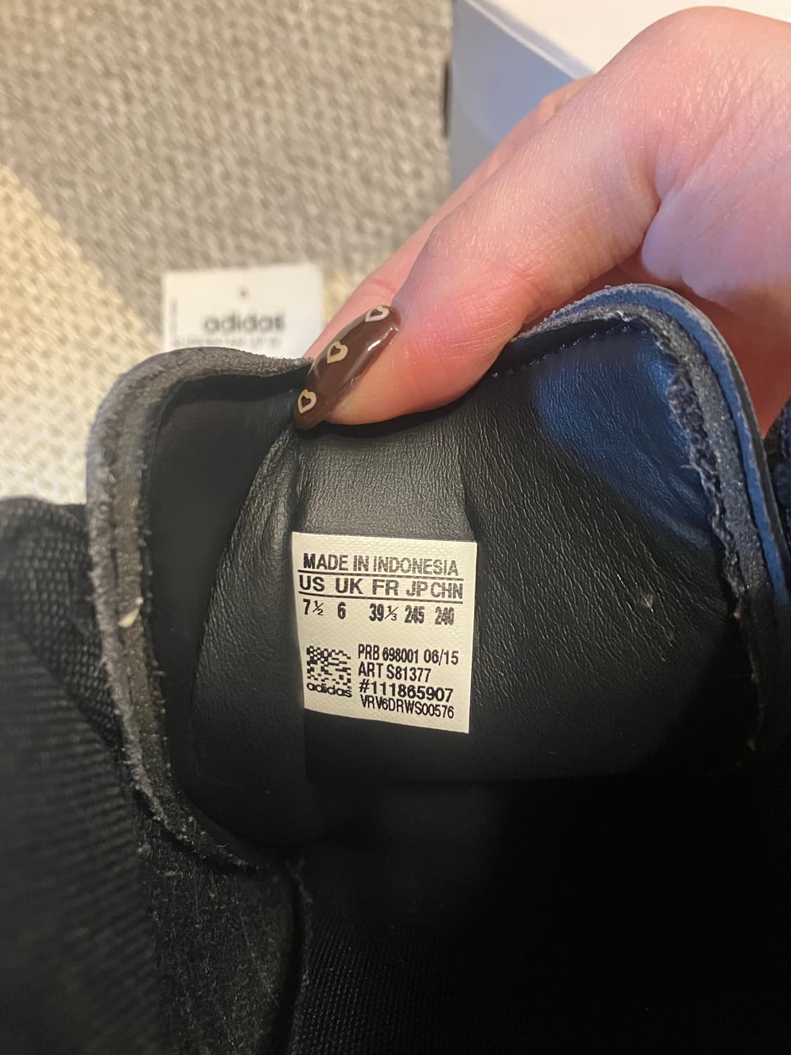 아디다스 2015 한정판 슈퍼스타업 (도트) S81377 상품이미지4