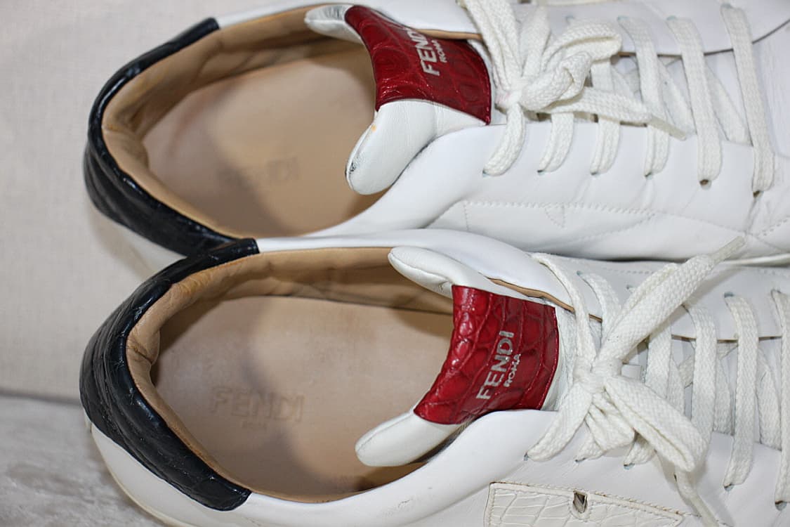 Fendi 팬디 가죽 화이트 스니커즈 10 상품이미지7