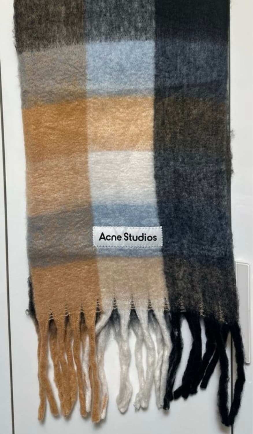 아크네 스튜디오 체크 울모헤어머플러 남여공용 상품이미지5