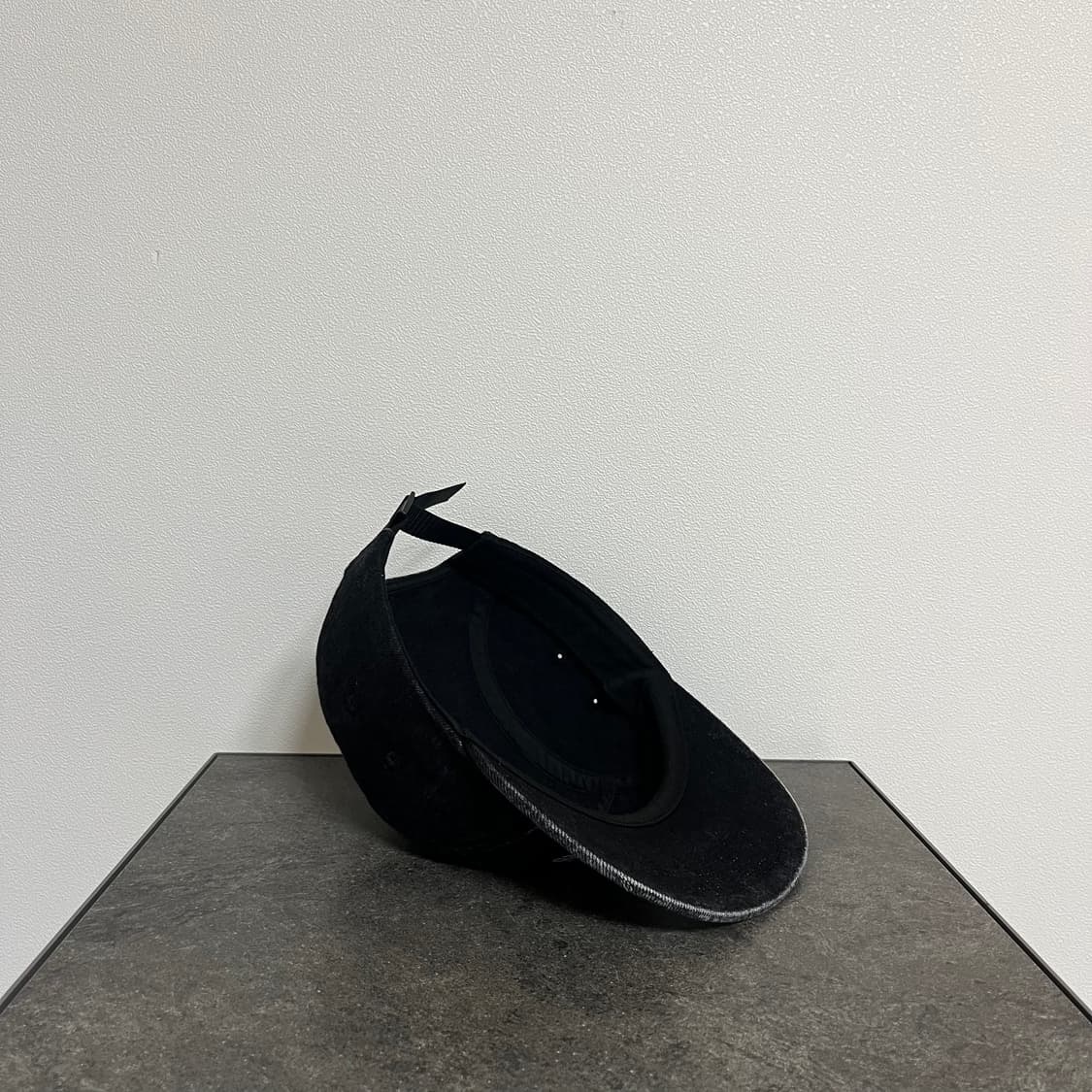 슈프림 워시드 데님 블랙 박스로고 캠프캡 모자 상품이미지7