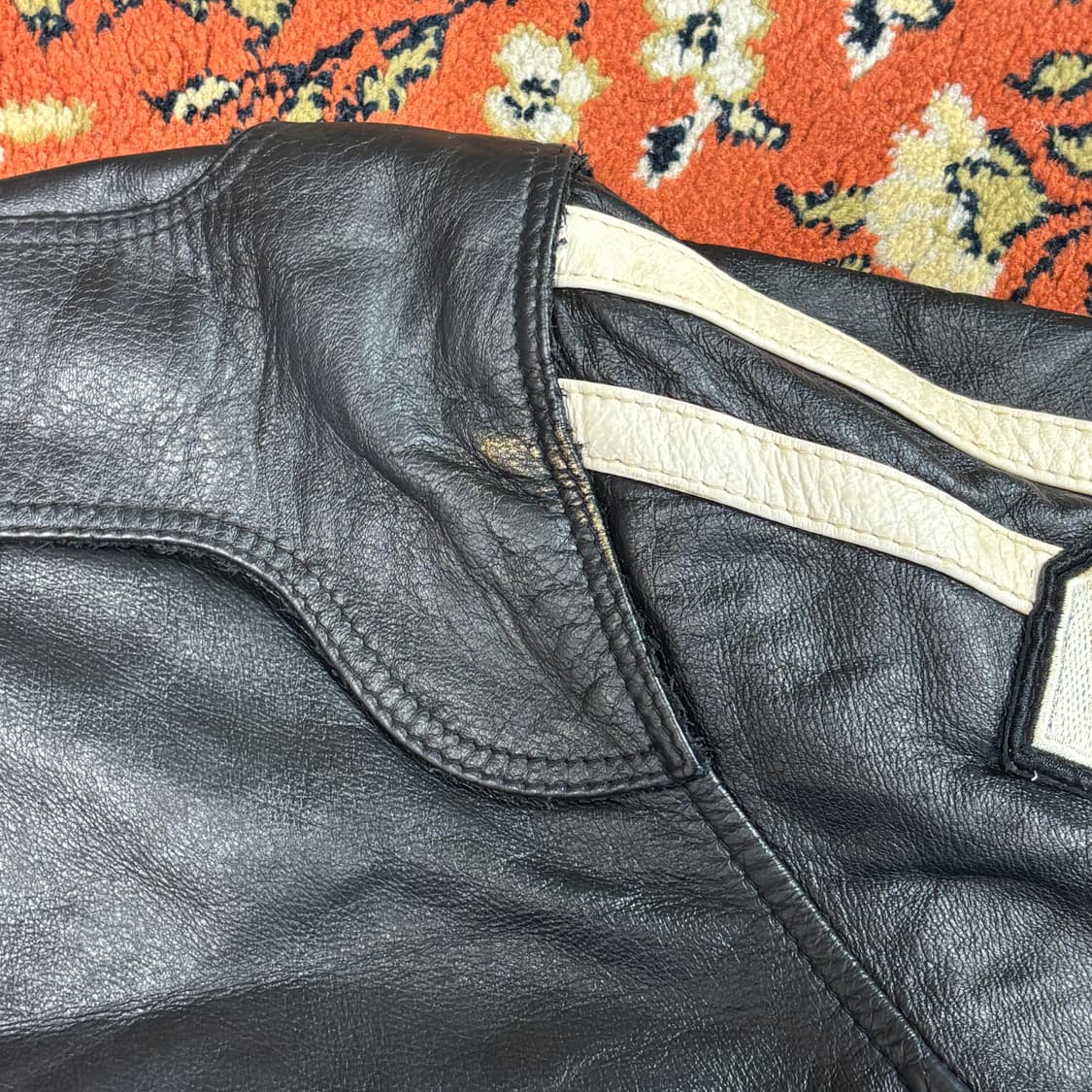 [52] 돌체앤가바나 빈티지 레이싱 라이더 자켓 상품이미지6