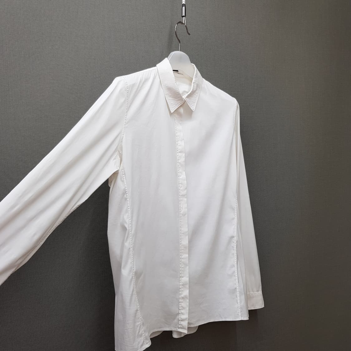 JIL SANDER 질샌더 히든버튼 셔츠 블라우스 38사이즈 상품이미지3