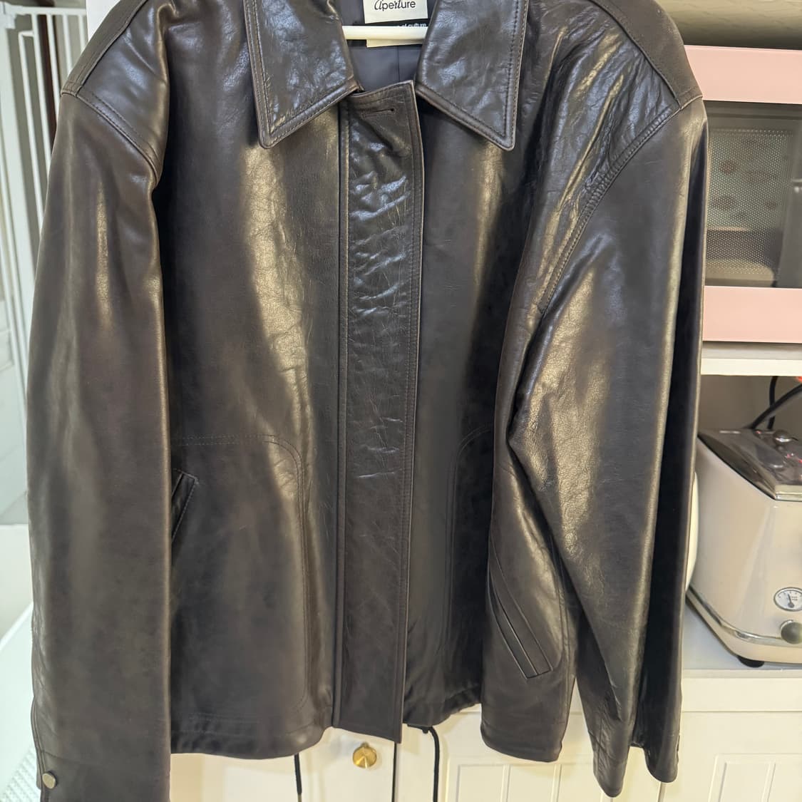 디애퍼처 유니섹스 가죽 블루종(양가죽) 상품이미지3