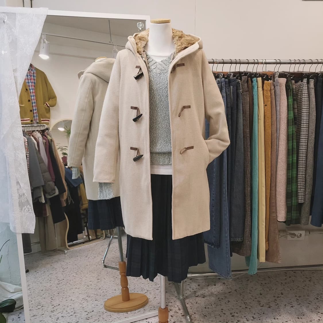 프릭스스토어 덕다운 더플코트 상품이미지1