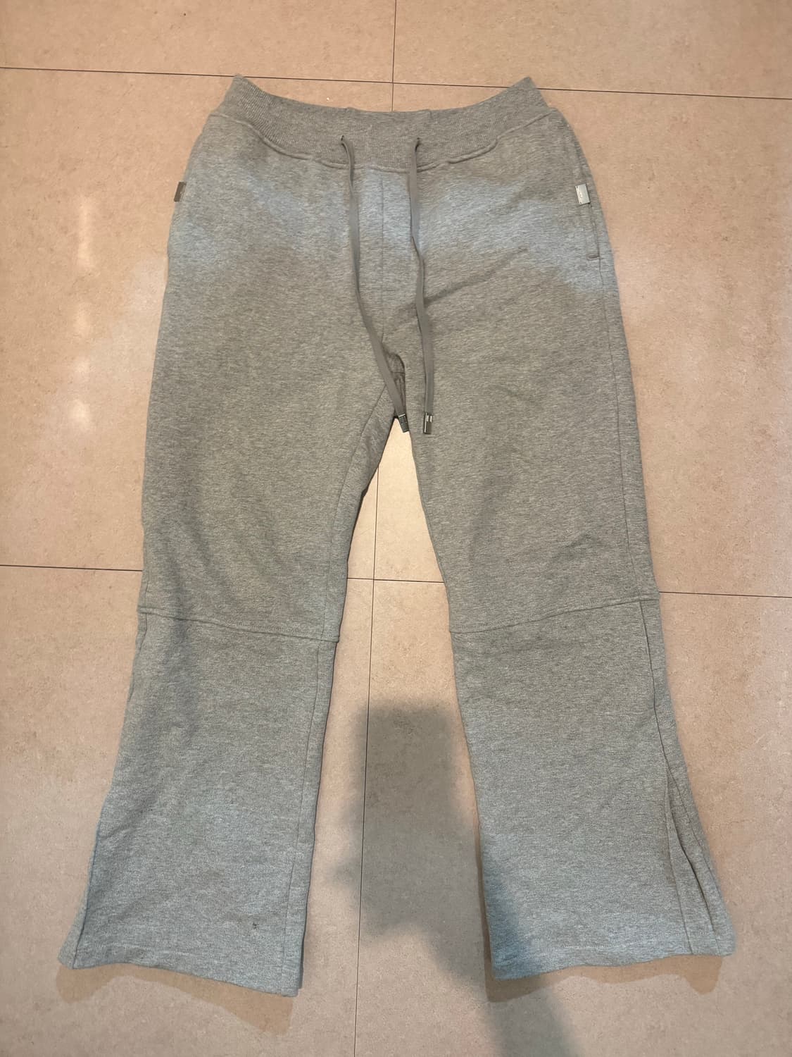 (L) C2H4 패널 디자인 팬츠 그레이 상품이미지1