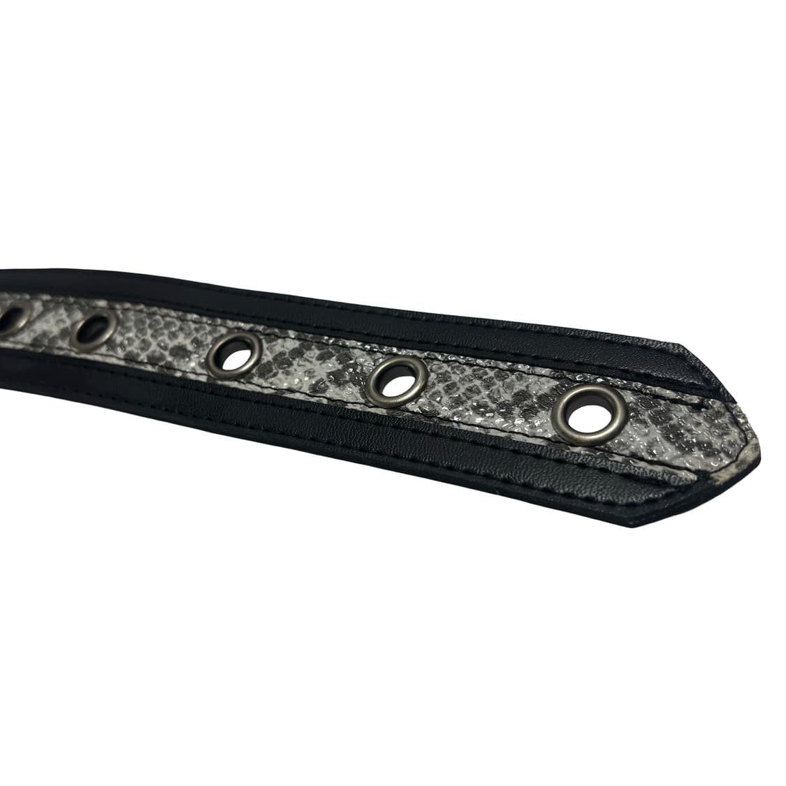 파이톤 패턴 레이어드 아일렛 벨트 상품이미지4